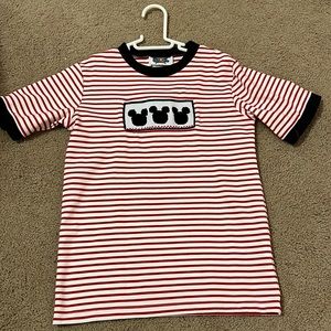 Boys smocked Disney shirt
